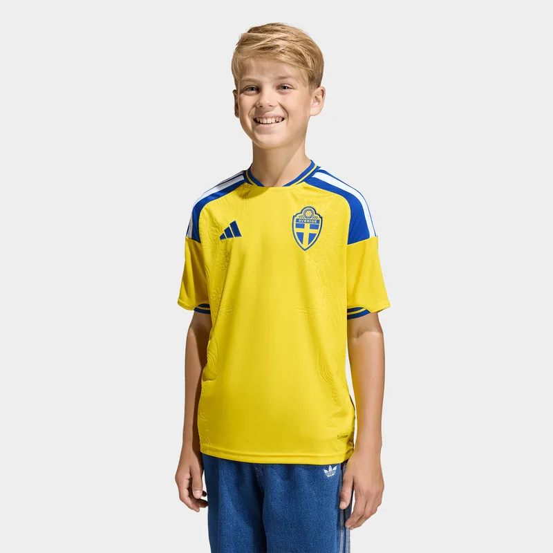 adidas Εθνική Σουηδίας 26 Home Παιδική Ποδοσφαιρική Φανέλα (9000264854_2005)