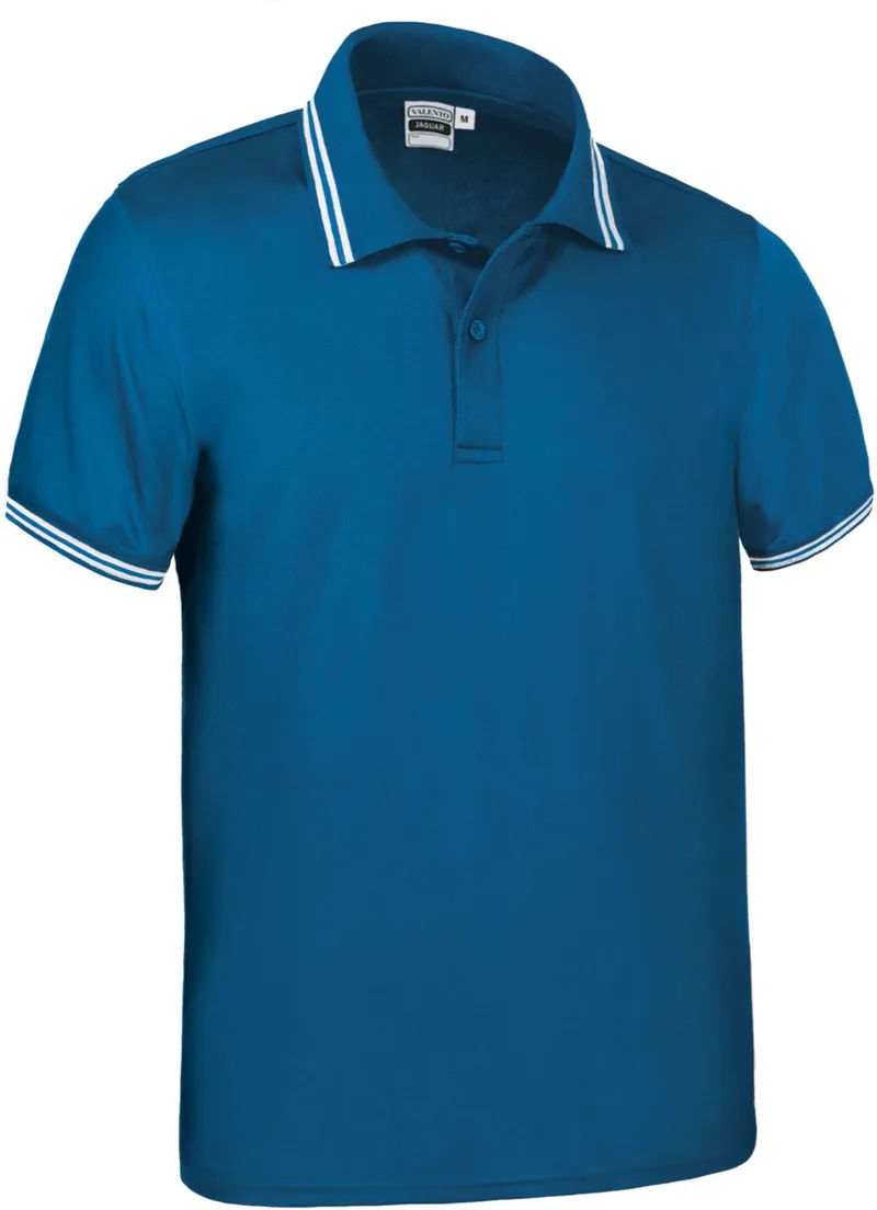 Κοντομάνικο Polo Shirt JAGUAR Valento POVAJAGYB Royal Blue-White