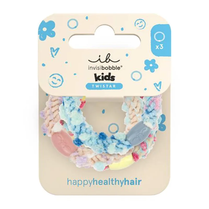 Invisibobble Kids Twistar - Pom Pom Tie (3pcs)
