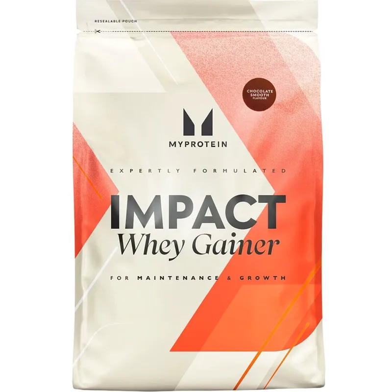 My Protein Impact Whey Gainer Συμπλήρωμα Διατροφής Πρωτεΐνης Ορού Γάλακτος σε Σκόνη για Δύναμη, Όγκο & Αποκατάσταση Μετά την Άσκηση με Απαλή Γεύση Σοκολάτα 2,5kg - Smooth Chocolate