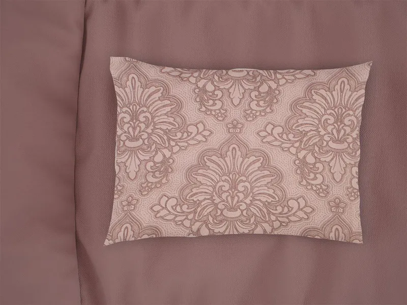 Μαξιλαροθήκη Εμπριμέ Άρτεμις 703 50X70 Dusty Rose 100% Cotton