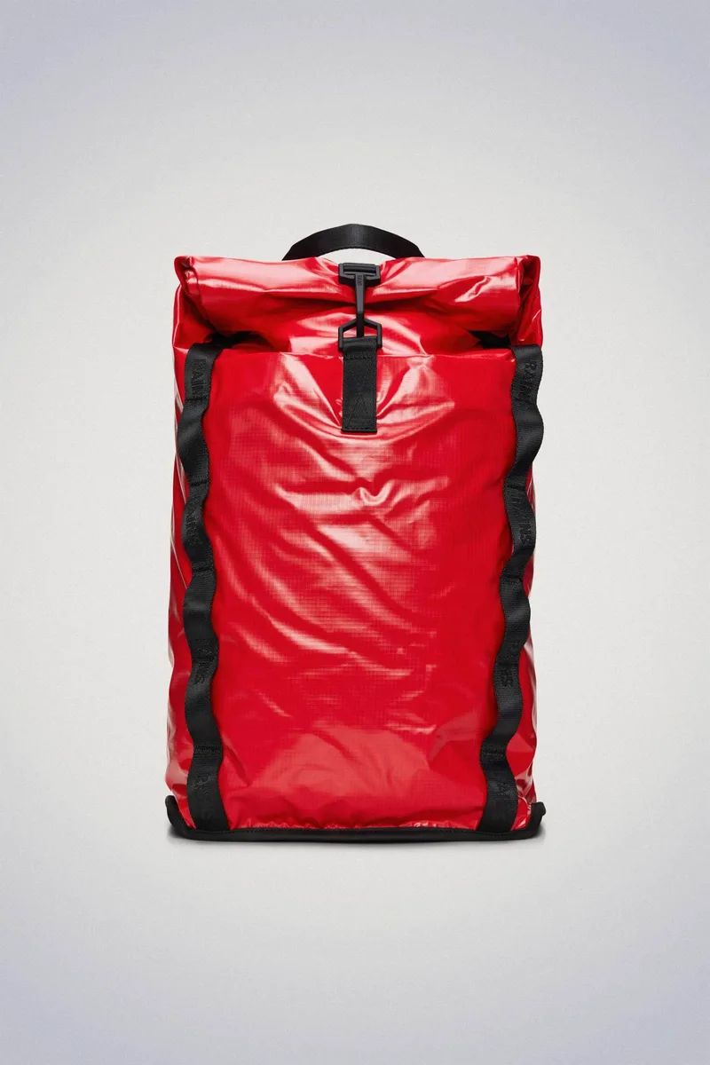 Rains unisex αδιάβροχο backpack "Sibu Rolltop Rucksack" - RNSSS2414770 Κόκκινο