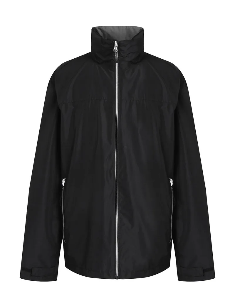 Ascender Waterproof Shell Jacket Regatta Professional TRW532 Black/Mineral Grey