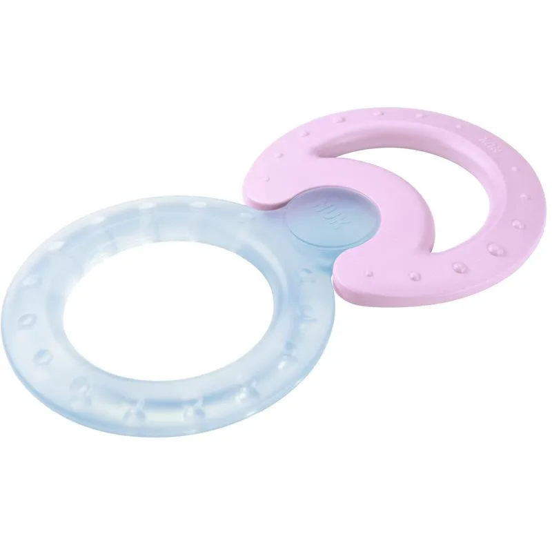 NUK Teether μασητικό με δροσερό αποτέλεσμα 3-12 m Violet 2 τμχ