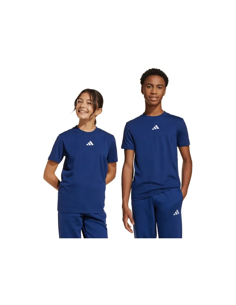 adidas Essentials Tee 160 Navy Blue Kids Tshirt JY0613