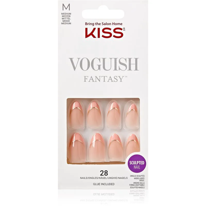 KISS Voguish Fantasy French Ψεύτικα νύχια 28 τμχ