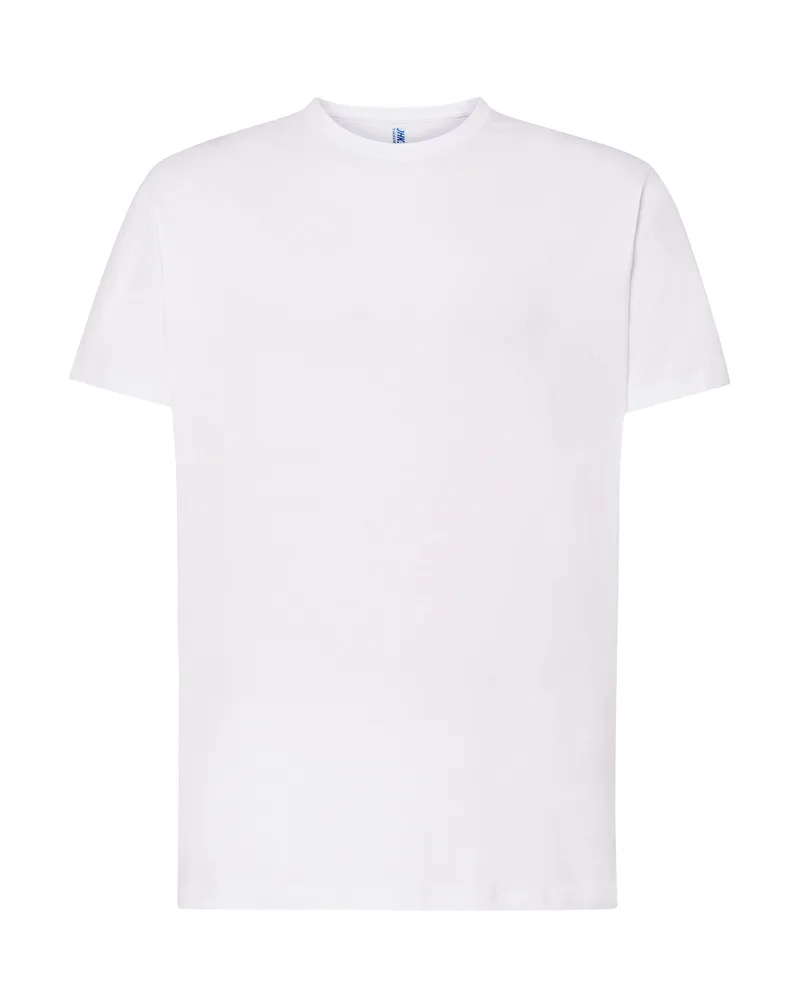 JHK TSRA-150 Ανδρικό Κοντομάνικο T-shirt Λευκό Λευκό