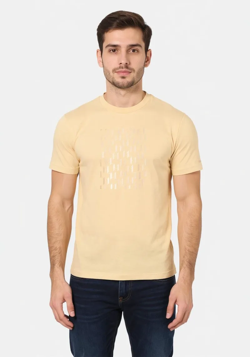 Karl Lagerfeld T Shirt της σειράς Crewneck - 755037 553235 420 Wood Ash