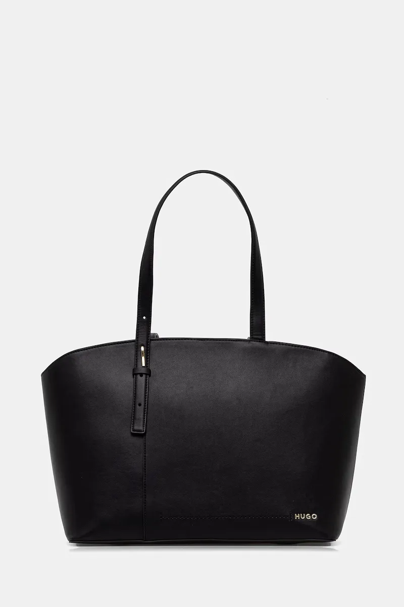HUGO shopper γυναικεία από απομίμηση δέρματος Yorih Tote zip