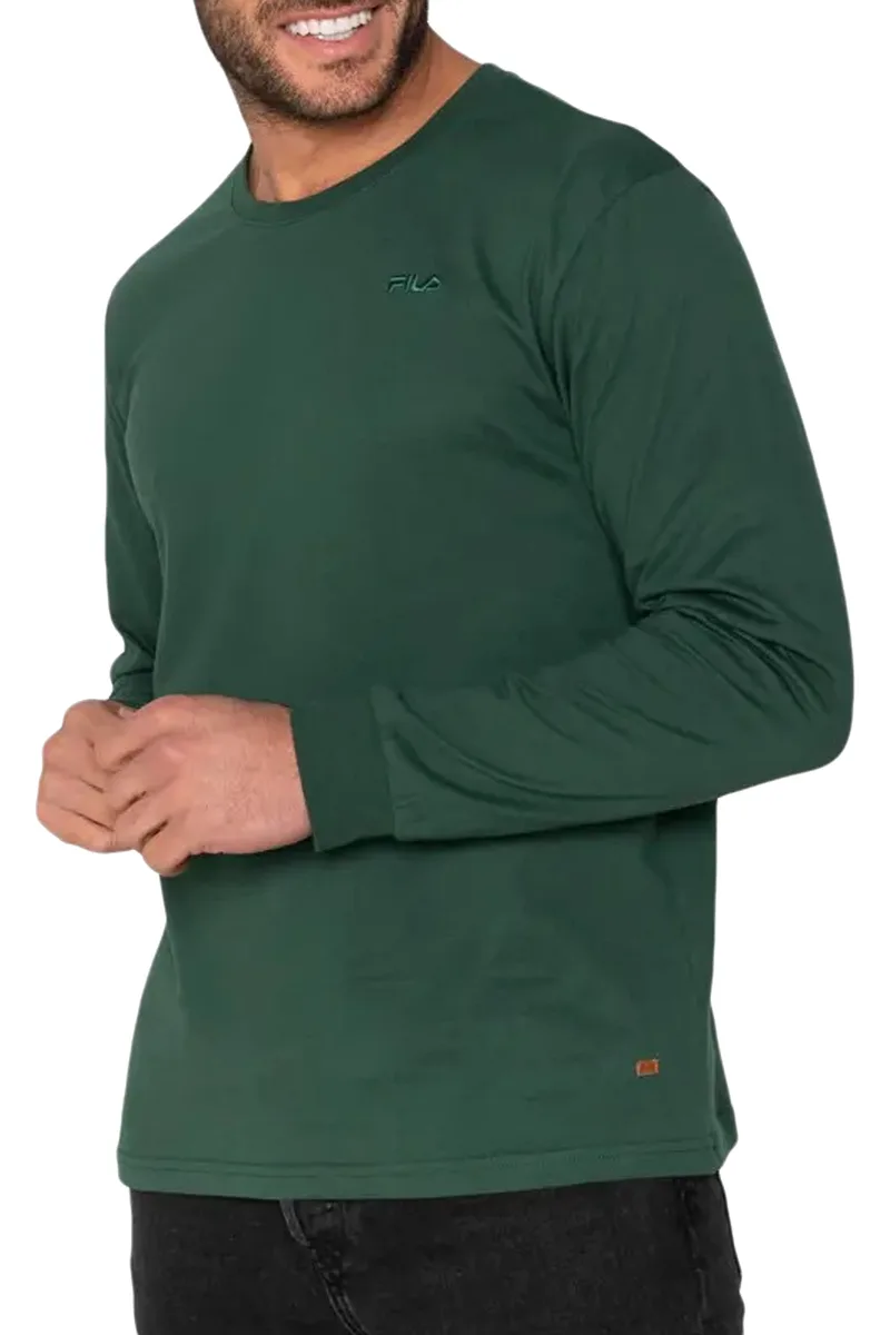 Μπλούζα Μακρυμάνικη Fila Orlando APJC0015-GREEN Ανδρικό