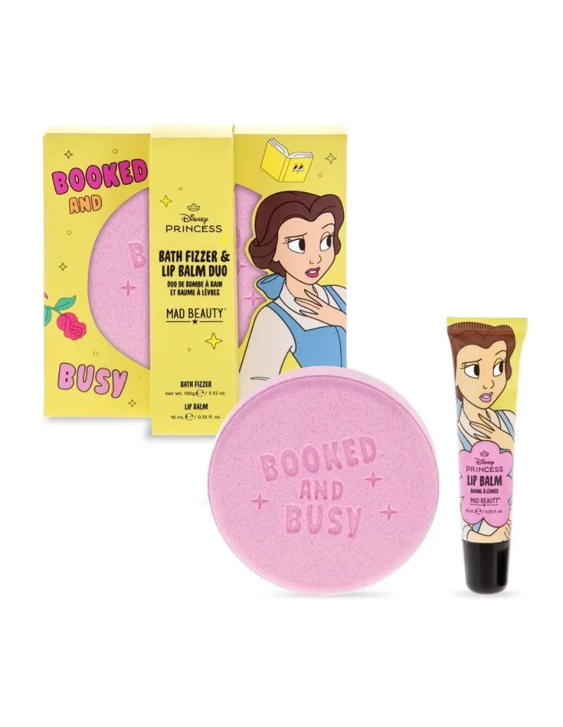 Disney Princess Express Yourself - Bath Fizzer & Lip Balm Set-Belle