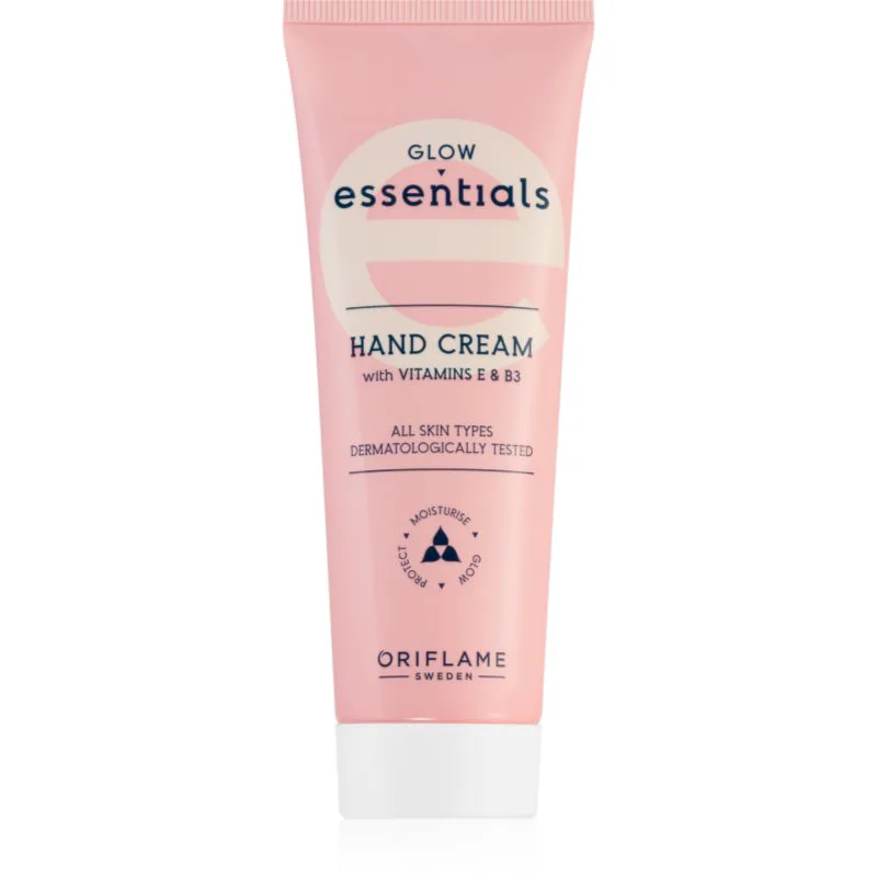 Oriflame Essentials Glow θρεπτική κρέμα για τα χέρια 75 ml