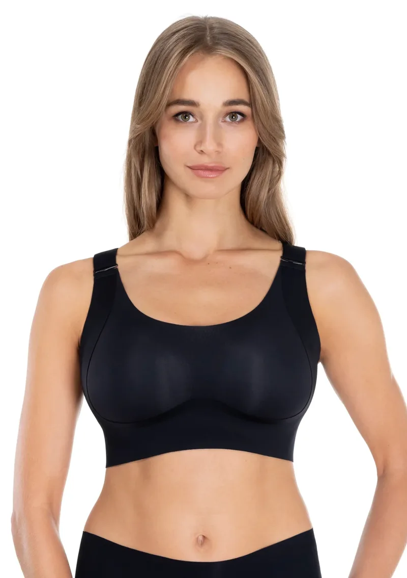 Invisible Σουτιέν Χωρίς Μπανέλες Plus Size - Μαύρο