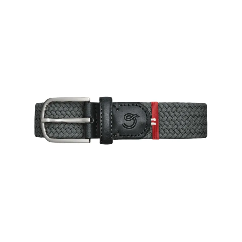 La Boucle Ανδρική Ζώνη Πλεκτή Harvard B10-100975 Asphalt Grey