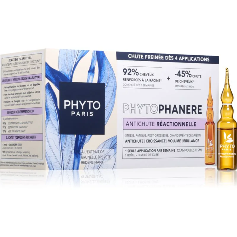 Phyto PhytoPhanere Reactive Hair Loss Treatment αμπούλες ενάντια στη τριχόπτωση 12x5 ml