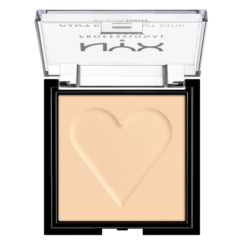 Nyx Professional Makeup Can't Stop Won't Stop Mattifying Powder Βελούδινη Πούδρα για Πλήρη Κάλυψη & Ματ Όψη 6 gr - 02 Light