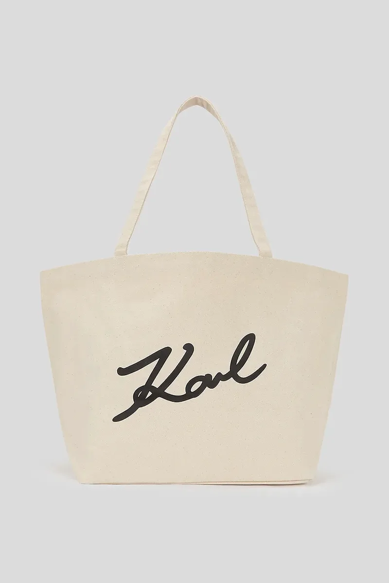 Βαμβακερή τσάντα Karl Lagerfeld K/SIGNATURE