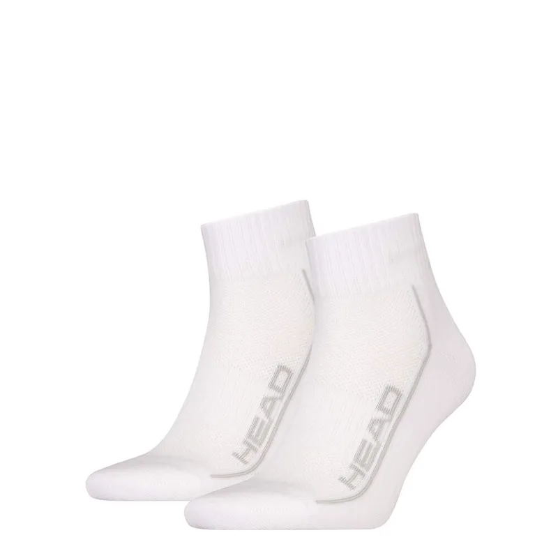 SOCKS TENNIS 2P PERFORMANCE QUARTER WHITE TENNIS HEAD