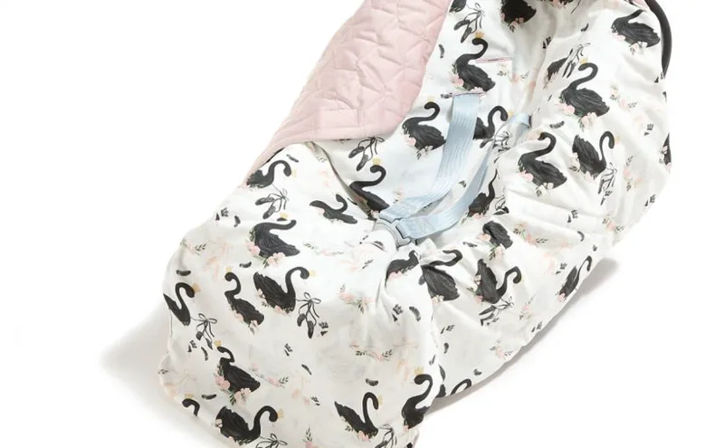 Κουβέρτα Car Seat Moonlight Swan – Smoke Rose – Classic