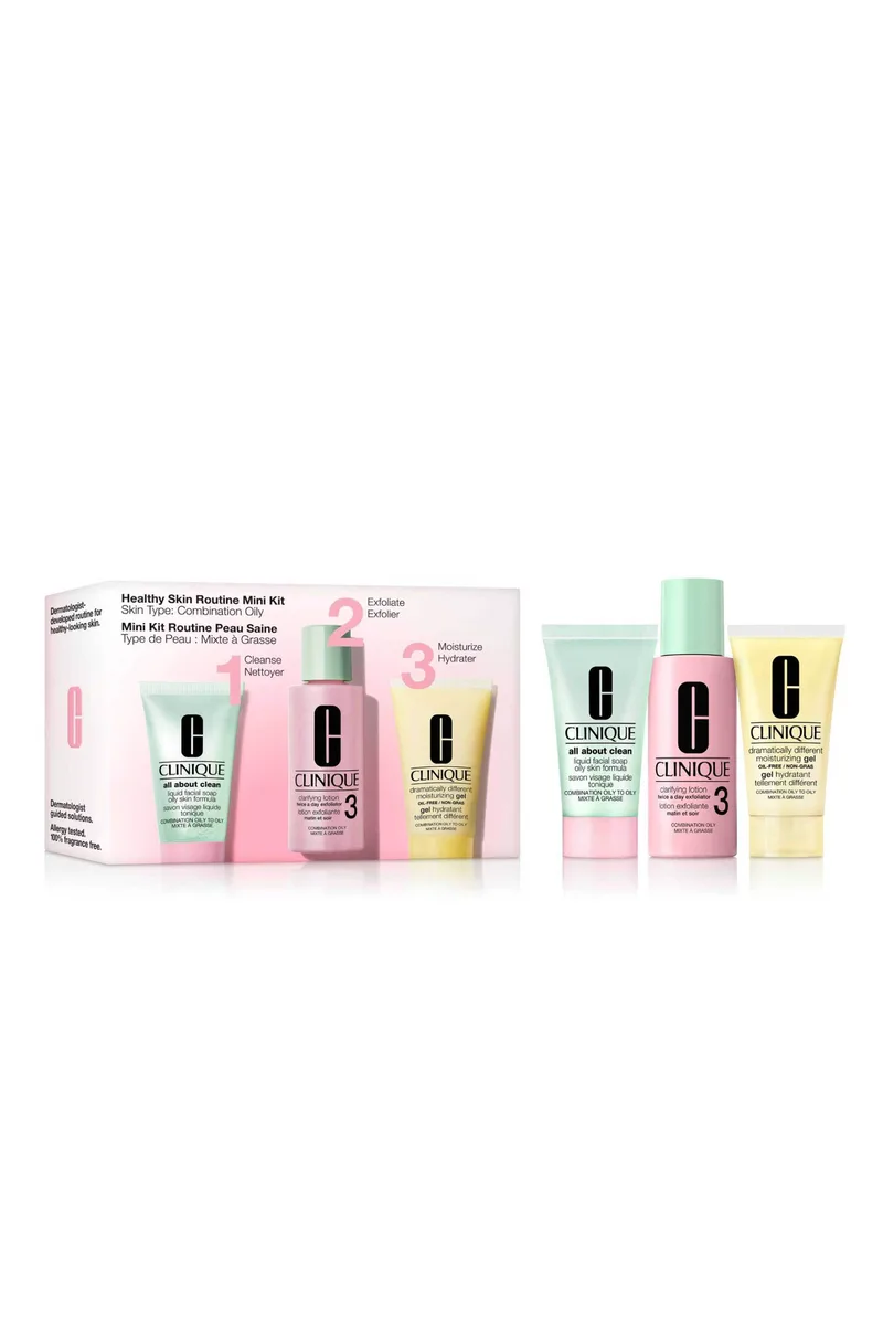 Clinique Healthy Skin Routine: Mini 3-Step Kit For Combination Oily Skin - VB6G010000