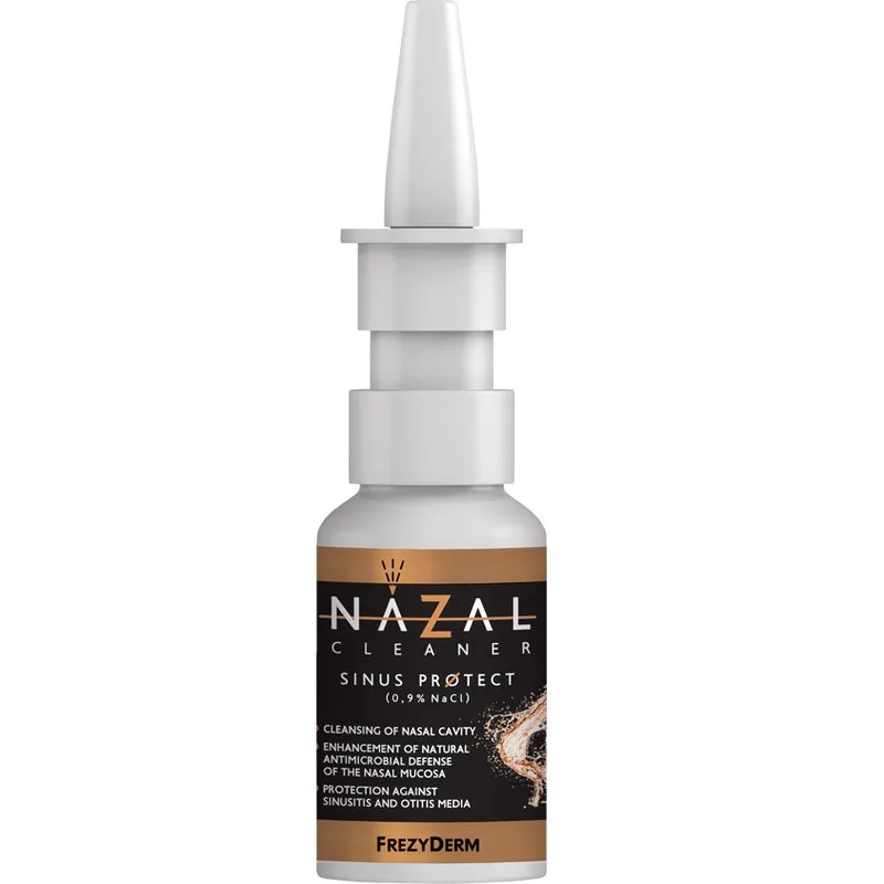 Frezyderm Nazal Cleaner Sinus Protect Spray, Καθαρίζει τη Ρινική Κοιλότητα, Προφυλάσσει Από Ιγμορίτιδα & Ωτίτιδα Μέσου Ωτός 30ml