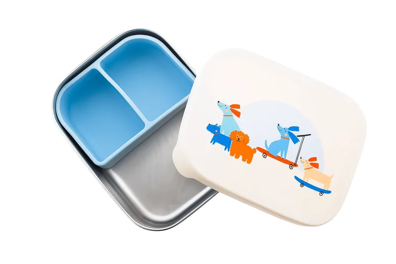 The Cotton Cloud Stainless Steel Lunchbox Woof Gang