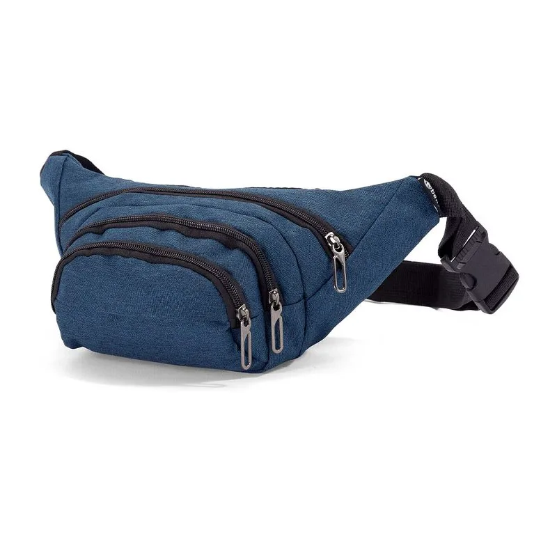 Τσαντάκι Μέσης Polyester 34x12x14εκ. benzi 5543 Blue (Ύφασμα: Polyester, Χρώμα: Μπλε) - benzi - BZ-5543-blue