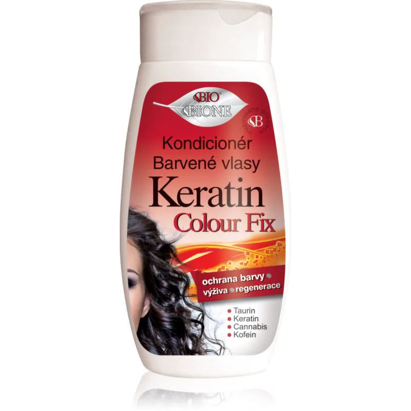Bione Cosmetics Keratin Colour Fix κοντίσιονερ για προστασία του χρώματος 260 ml