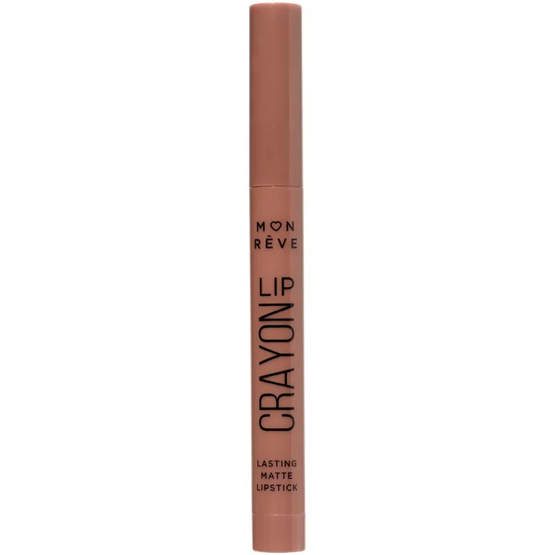 Mon Reve Lip Crayon Lasting Matte Lipstick Μακράς Διάρκειας Κραγιόν σε Μορφή Στυλό για Βελούδινο Μάτ Αποτέλεσμα 25g - 06 Nutmeg