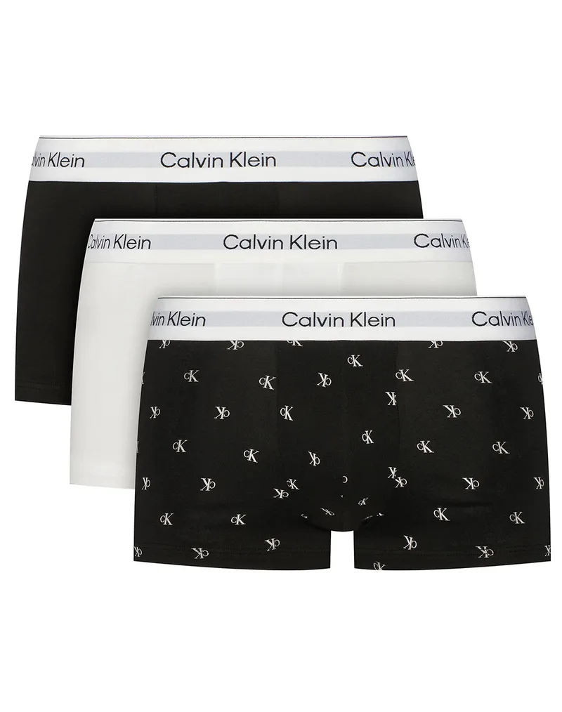 CALVIN KLEIN JEANS LOW RISE TRUNK 3PK LV00NB4389-3TH OffWhite