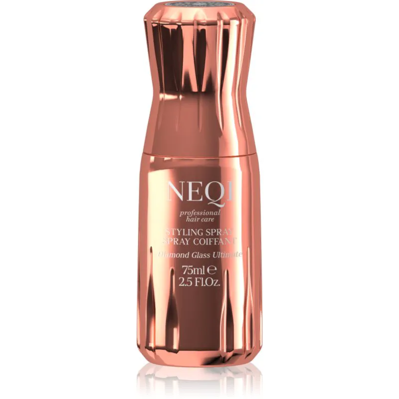 NEQI Diamond Glass Ultimate Styling spray στάιλινγκ σπρέι για την αντιμετώπιση του κρεπαρίσματος μαλλιών 75 ml