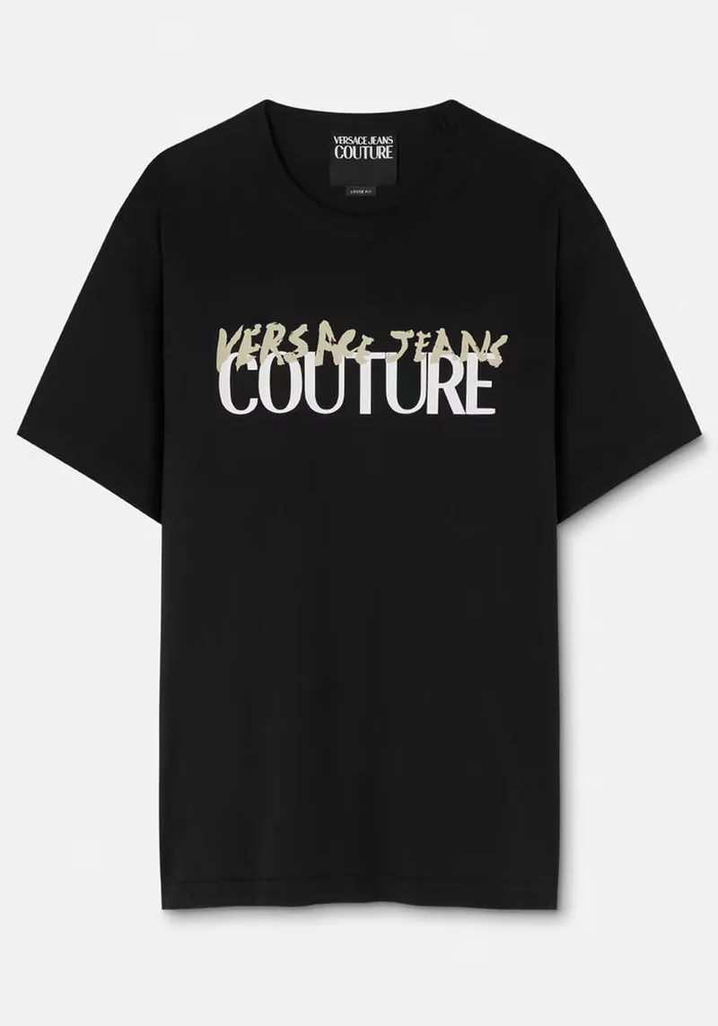 Versace Jeans Couture Μπλούζα της σειράς Logo - 78GAHE06 78UP601 899 Black