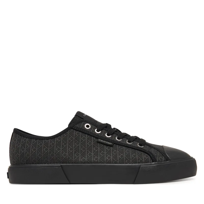 Sneakers Calvin Klein Vulc Laceup Cv Aop HM0HM02122 Μαύρο