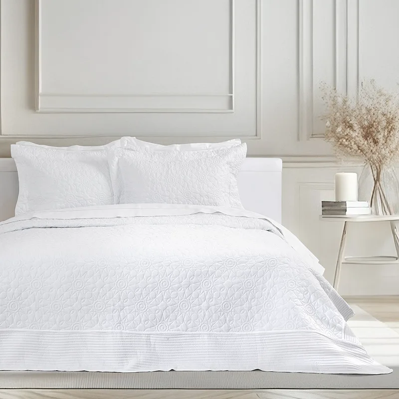 Κουβερλί King Size (Σετ) 240X260 Nima Calla White (240x260)