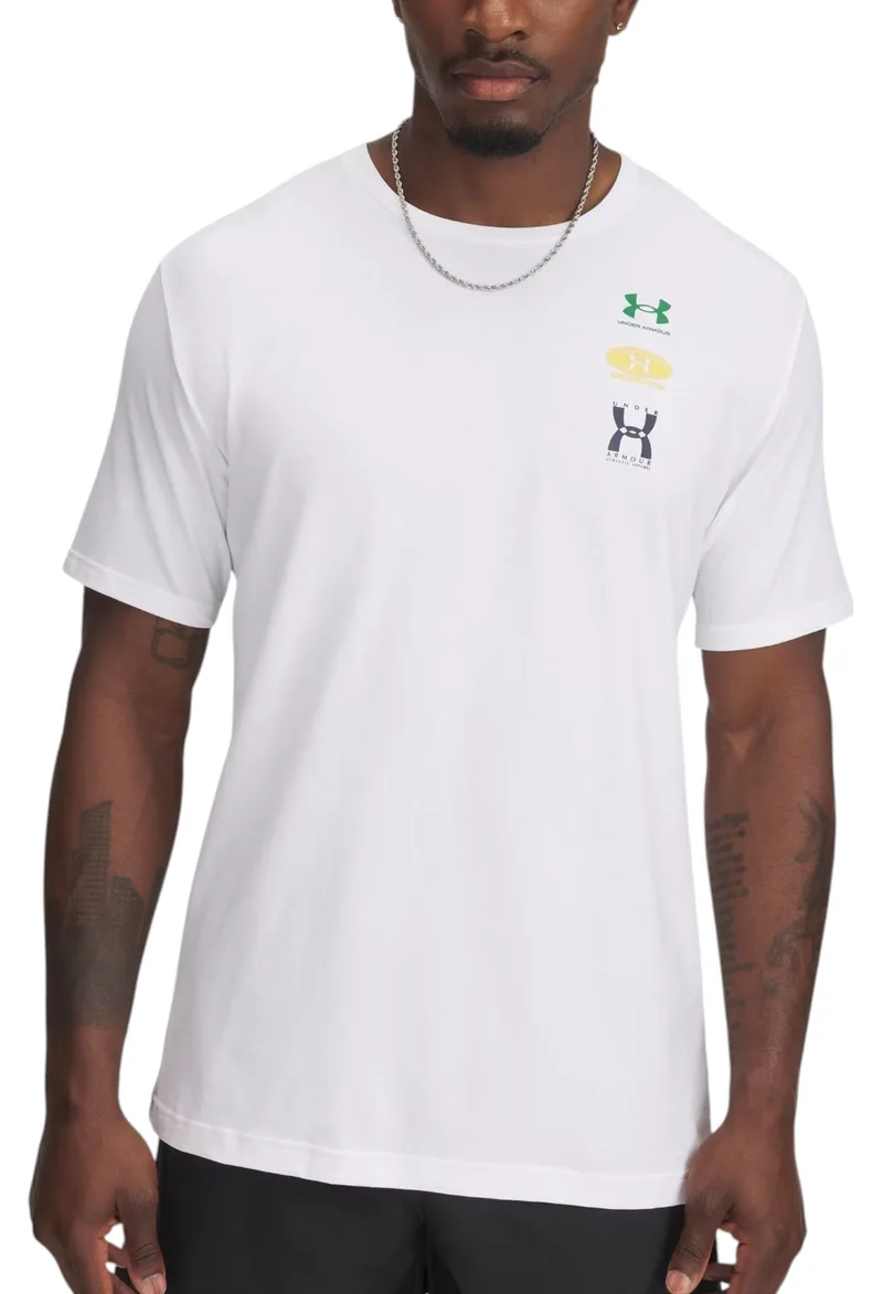 Μπλούζα Κοντομάνικη Under Armour 60/40s Evol Logo 1390165-100 Ανδρικό