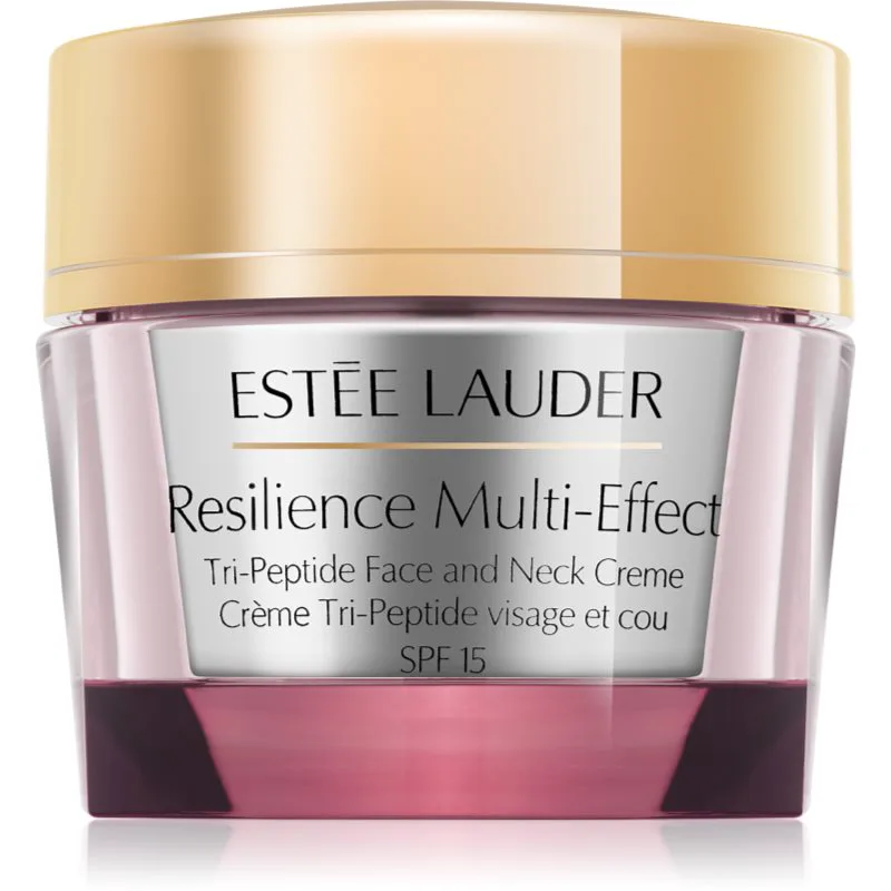 Estée Lauder Resilience Multi-Effect Tri-Peptide Face and Neck Creme SPF 15 Κρέμα εντατικής φροντίδας για ξηρή επιδερμίδα SPF 15 50 ml