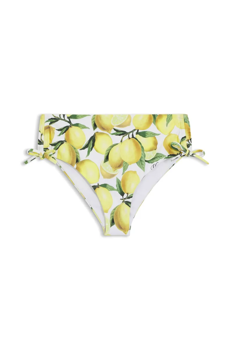 Hugo Boss γυναικείο μαγιό μπικίνι σλιπ με all-over print "Fancy" - 50561305 Κίτρινο