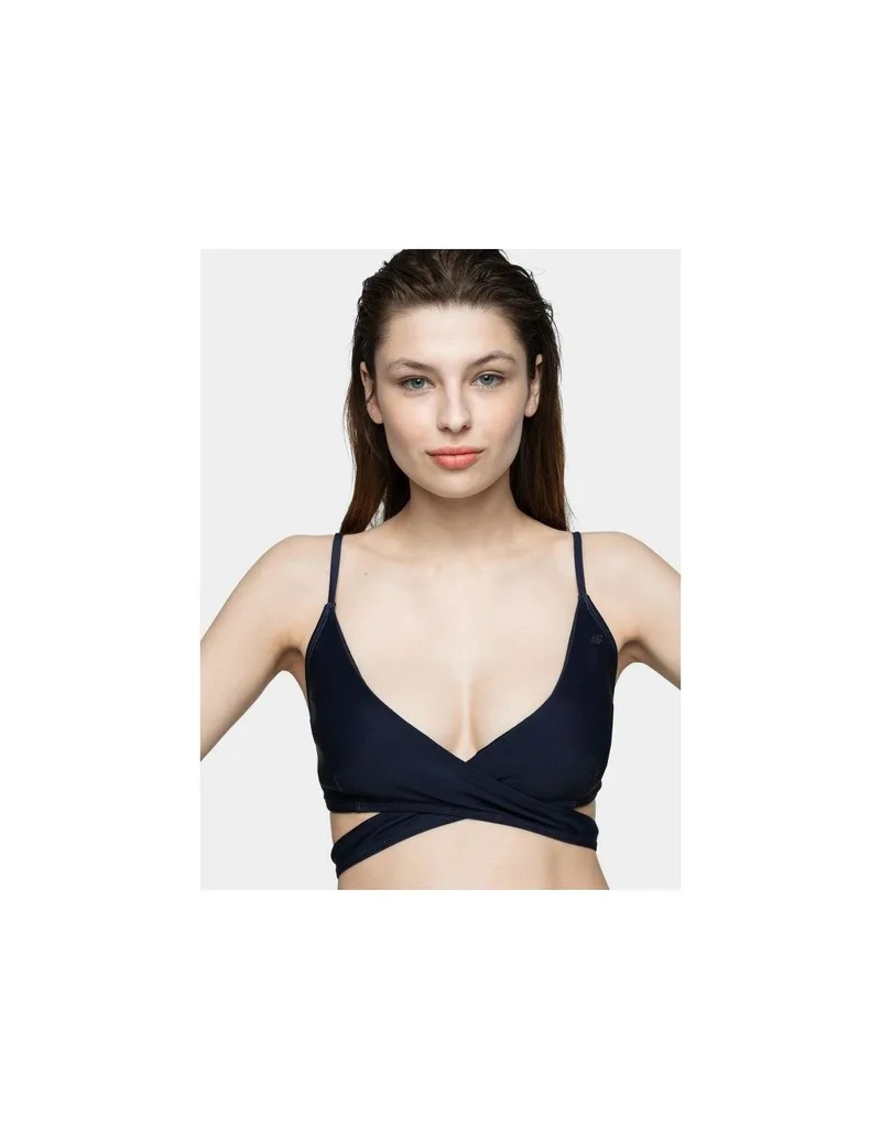 4F Women's Swimsuit Bikini Top H4L21KOS003G31S Navy Blue
