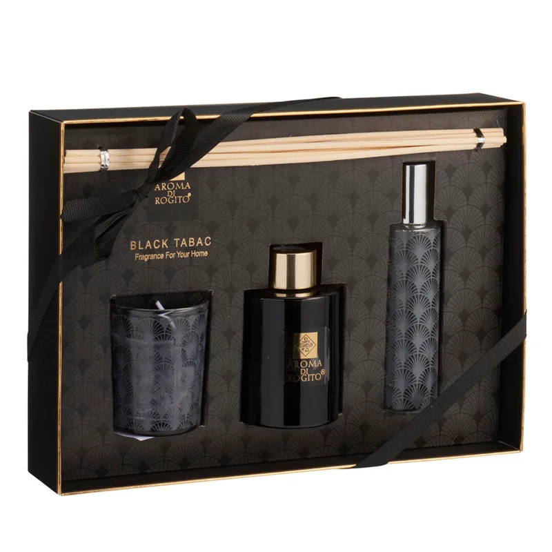Σετ Αρωματικών Χώρου Black Tabac MRShome 0016003 - MRS HOME - sl-DF-0016003