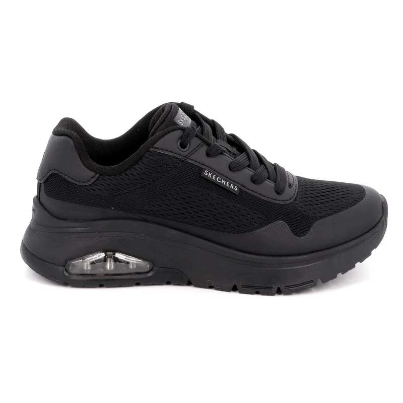 Γυναικείο Αθλητικό Παπούτσι Skechers Uno Flex Χρώματος Μαύρο 177794-BBK