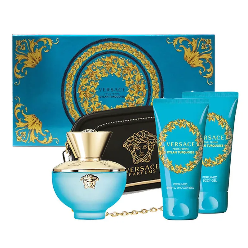 Versace Dylan Turquoise Pour Femme Edt 100ml Gift Set 1 unit