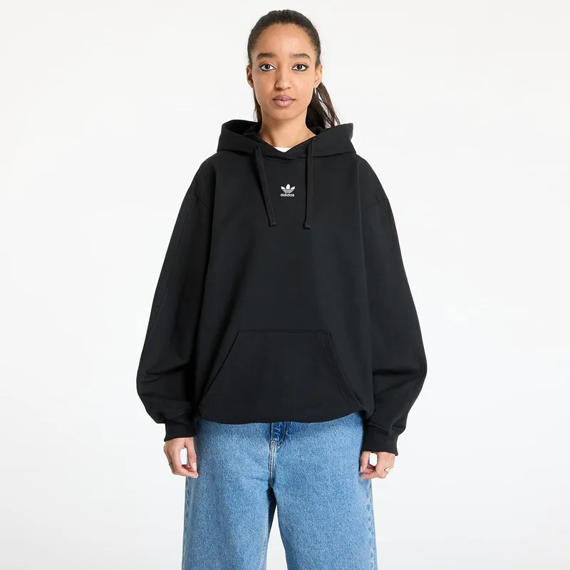 Φούτερ adidas Essentials Loose French Terry Hoodie Black XL