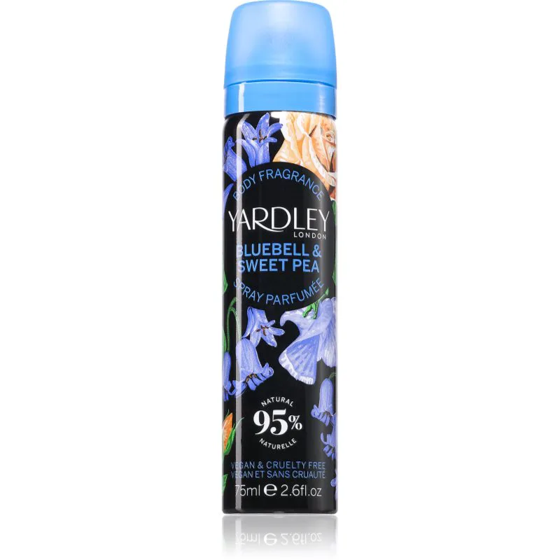Yardley Bluebell & Sweetpea Σπρεϊ σώματος για γυναίκες 75 ml