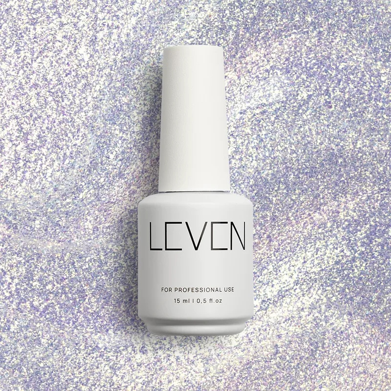Leven | Ημιμόνιμο βερνίκι με glitter/shimmer 15ml no. G019 Radiant