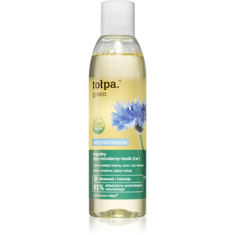 Tołpa Green Cleaning μικυλλιακό νερό και τονωτικό 2 σε 1 200 μλ