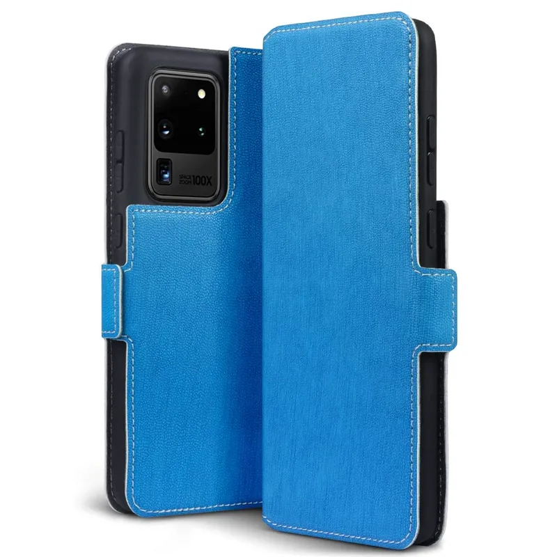 Terrapin Low Profile Θήκη - Πορτοφόλι Samsung Galaxy S20 Ultra - Blue (117-002a-253)