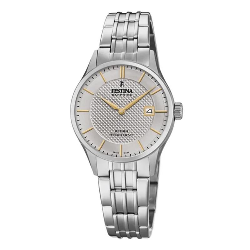 FESTINA Swiss Made Silver Stainless Steel Bracelet F20006/2