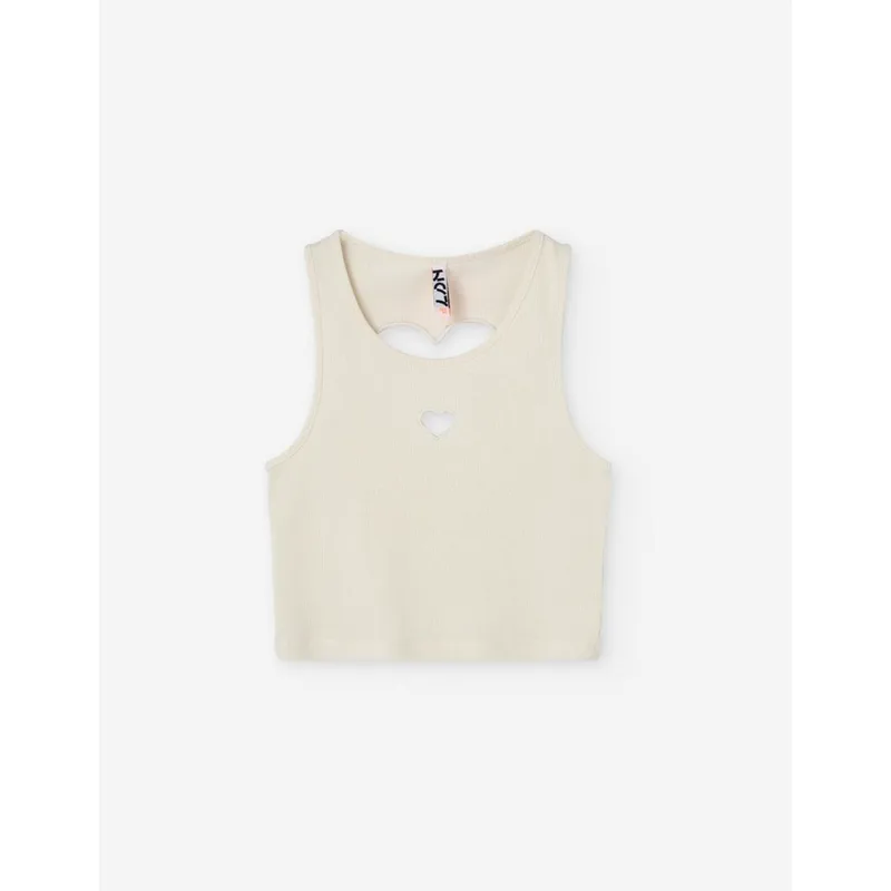 Μπλούζα μακό ριμπ κορίτσι Losan-LJGAP0103_25010-LIGHT BEIGE