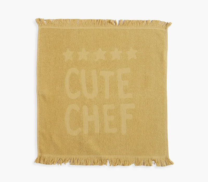 Ποτηρόπανο Φροτέ 50x50 Nef-Nef Homeware Cute Chef Yellow