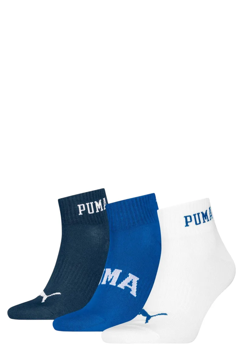 Κάλτσες Puma Logo Quarter 3Pack 701231486-004